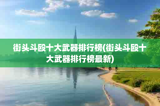 街头斗殴十大武器排行榜(街头斗殴十大武器排行榜最新)