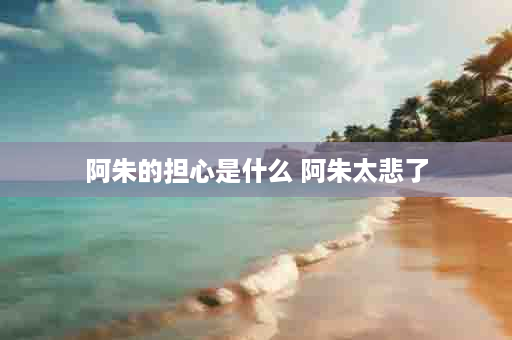 阿朱的担心是什么 阿朱太悲了