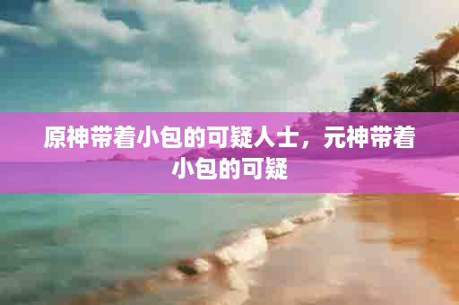 原神带着小包的可疑人士，元神带着小包的可疑