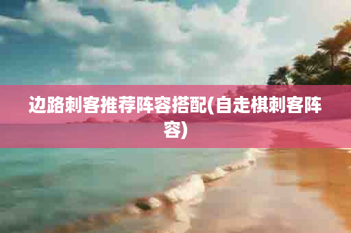 边路刺客推荐阵容搭配(自走棋刺客阵容)