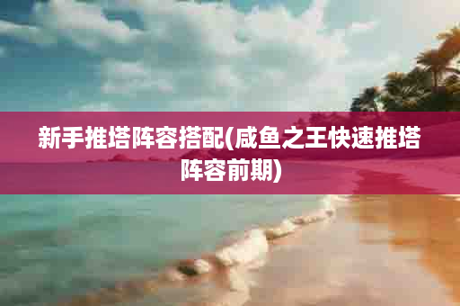 新手推塔阵容搭配(咸鱼之王快速推塔阵容前期)