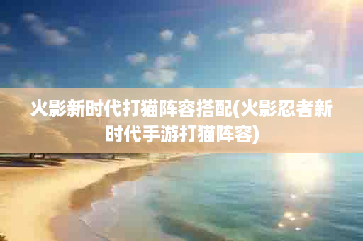 火影新时代打猫阵容搭配(火影忍者新时代手游打猫阵容)