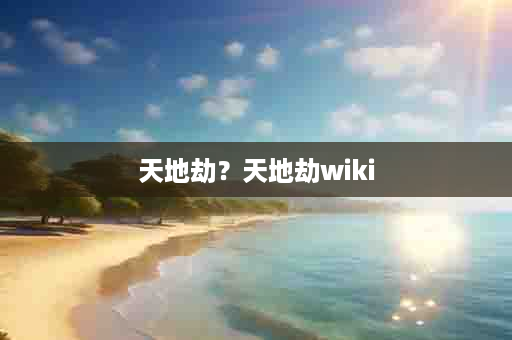 天地劫？天地劫wiki