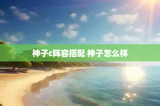 神子c阵容搭配 神子怎么样