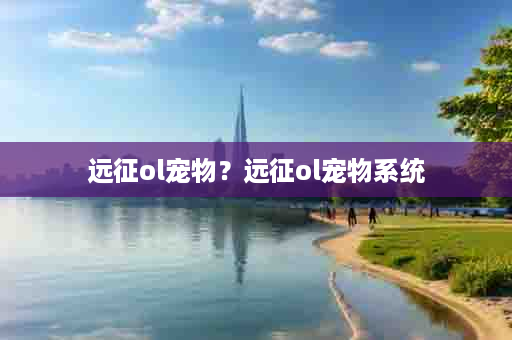 远征ol宠物？远征ol宠物系统