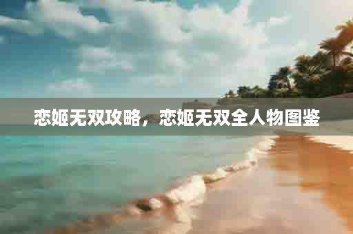 恋姬无双攻略，恋姬无双全人物图鉴