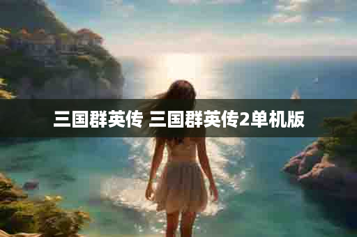 三国群英传 三国群英传2单机版