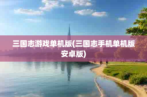 三国志游戏单机版(三国志手机单机版安卓版)