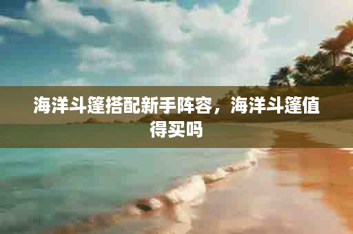 海洋斗篷搭配新手阵容，海洋斗篷值得买吗