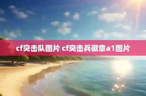 cf突击队图片 cf突击兵徽章a1图片