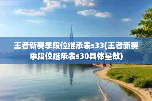 王者新赛季段位继承表s33(王者新赛季段位继承表s30具体星数)