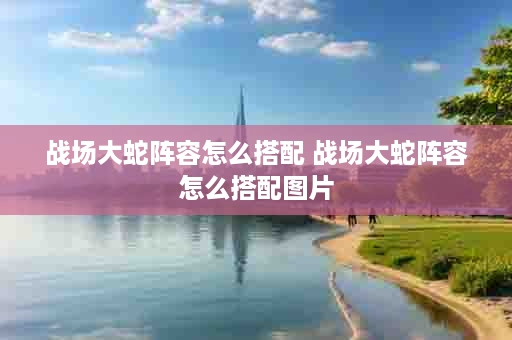 战场大蛇阵容怎么搭配 战场大蛇阵容怎么搭配图片