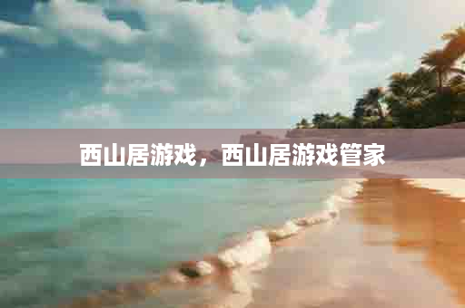 西山居游戏，西山居游戏管家