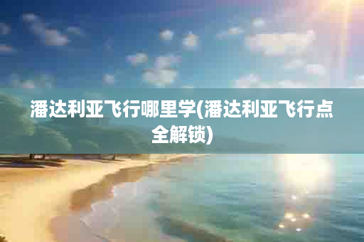 潘达利亚飞行哪里学(潘达利亚飞行点全解锁)
