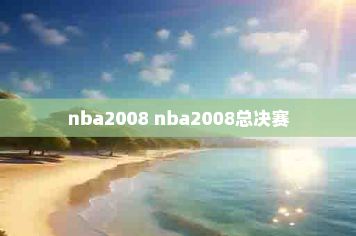 nba2008 nba2008总决赛