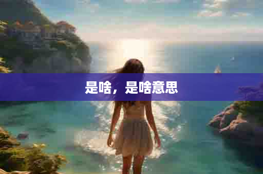是啥，是啥意思