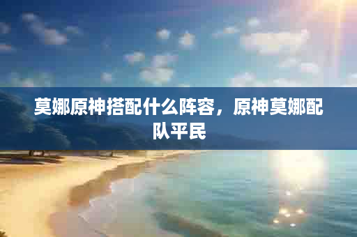 莫娜原神搭配什么阵容，原神莫娜配队平民