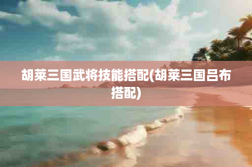 胡莱三国武将技能搭配(胡莱三国吕布搭配)