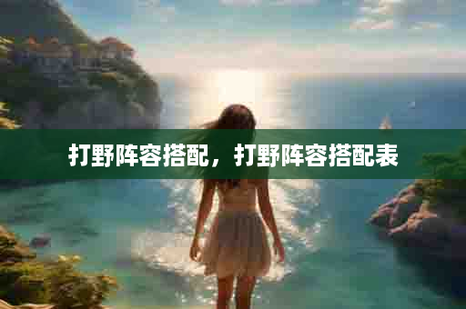 打野阵容搭配，打野阵容搭配表