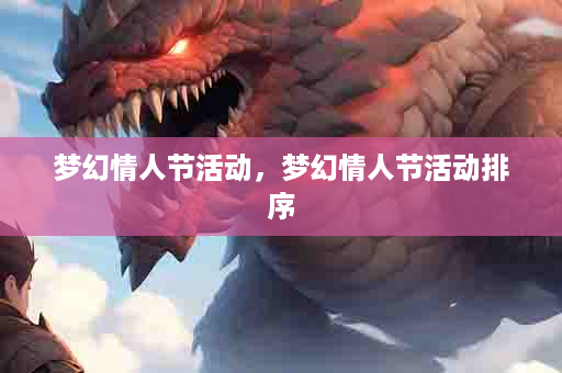 梦幻情人节活动，梦幻情人节活动排序