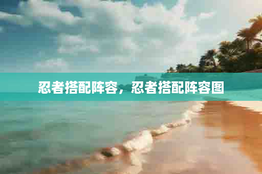 忍者搭配阵容，忍者搭配阵容图