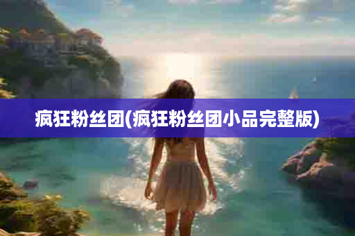 疯狂粉丝团(疯狂粉丝团小品完整版)