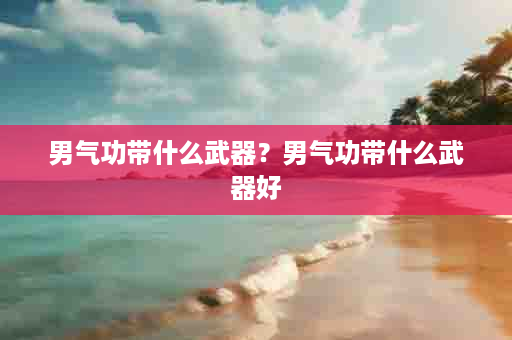 男气功带什么武器？男气功带什么武器好