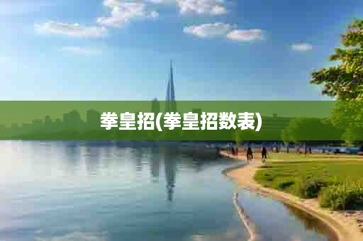 拳皇招(拳皇招数表)