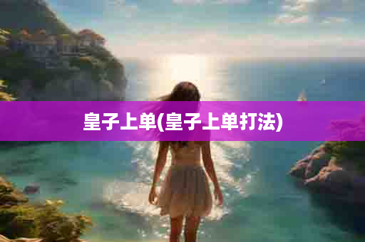 皇子上单(皇子上单打法)
