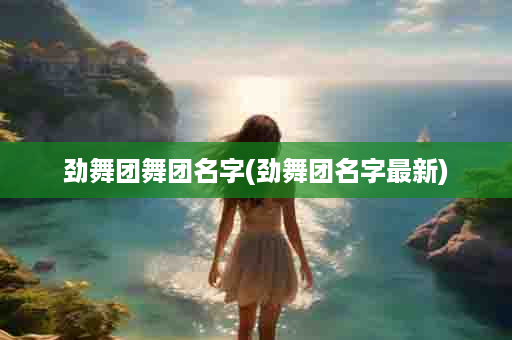 劲舞团舞团名字(劲舞团名字最新)
