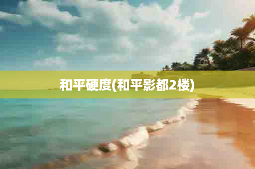 和平硬度(和平影都2楼)