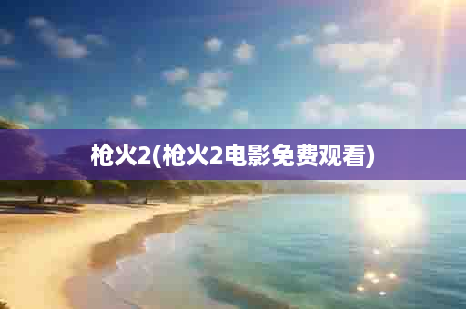 枪火2(枪火2电影免费观看)
