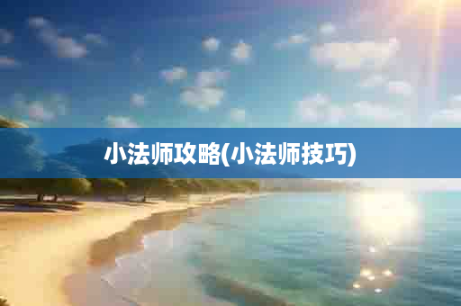 小法师攻略(小法师技巧)