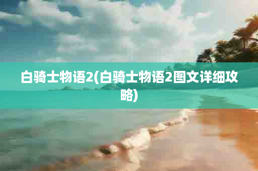 白骑士物语2(白骑士物语2图文详细攻略)