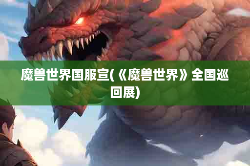 魔兽世界国服宣(《魔兽世界》全国巡回展)