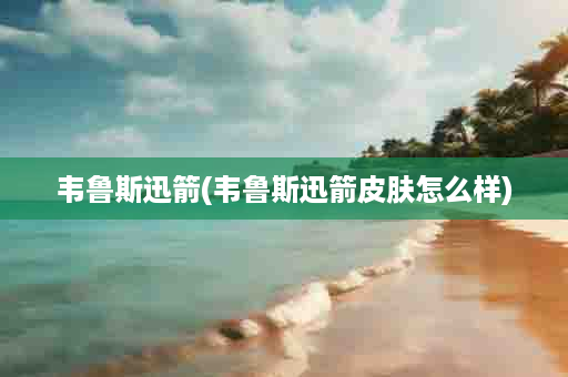 韦鲁斯迅箭(韦鲁斯迅箭皮肤怎么样)