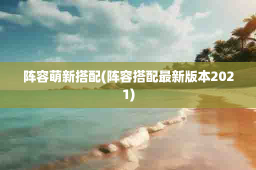 阵容萌新搭配(阵容搭配最新版本2021)