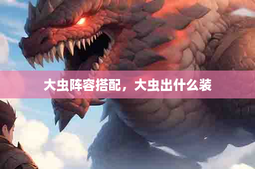 大虫阵容搭配，大虫出什么装