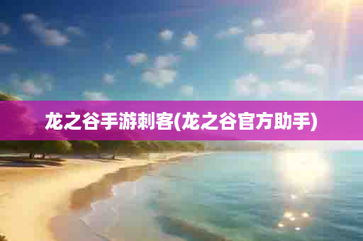 龙之谷手游刺客(龙之谷官方助手)