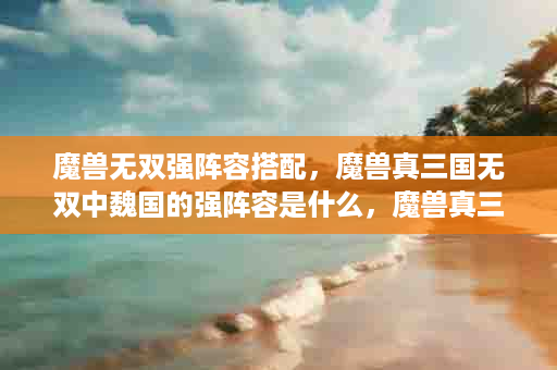 魔兽无双强阵容搭配，魔兽真三国无双中魏国的强阵容是什么，魔兽真三国无双魏国英雄