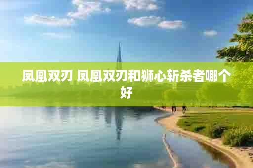 凤凰双刃 凤凰双刃和狮心斩杀者哪个好