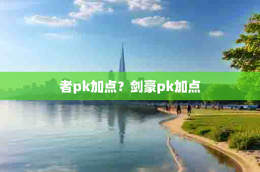 者pk加点？剑豪pk加点