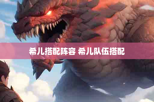 希儿搭配阵容 希儿队伍搭配