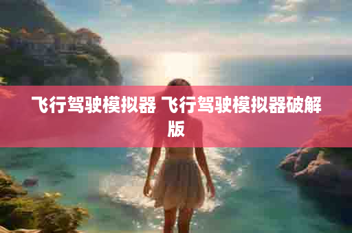 飞行驾驶模拟器 飞行驾驶模拟器破解版