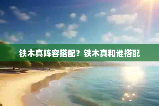 铁木真阵容搭配？铁木真和谁搭配
