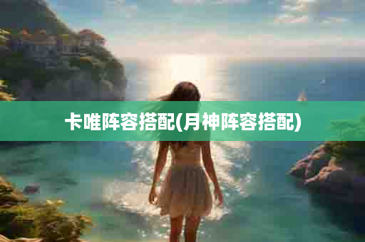 卡唯阵容搭配(月神阵容搭配)