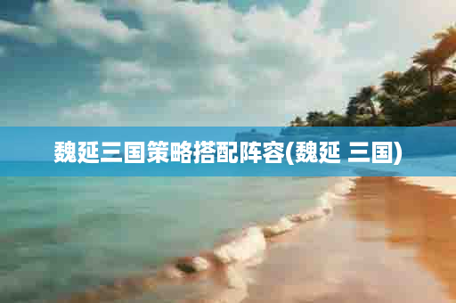魏延三国策略搭配阵容(魏延 三国)